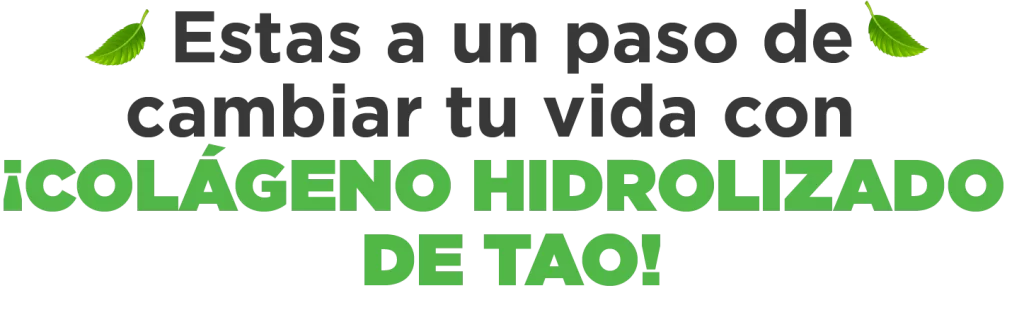 COLAGENO HIDROLIZADO TAO